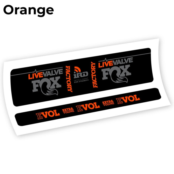Fox Factory LiveValve IRD Pegatinas en vinilo adhesivo amortiguador (17)