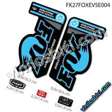 Pegatinas en vinilo adhesivo compatibles con Fox Float 27,5 – Año 2013 – Vinilo resistente para horquilla MTB