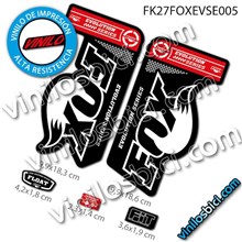 Pegatinas en vinilo adhesivo compatibles con Fox Float 27,5 – Año 2013 – Vinilo resistente para horquilla MTB
