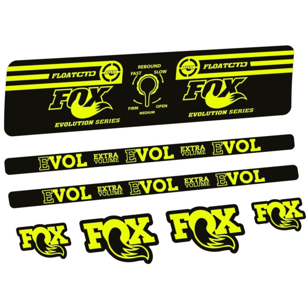 Fox Float CTD Evolution series 2016 Pegatinas en vinilo adhesivo Amortiguador (2)