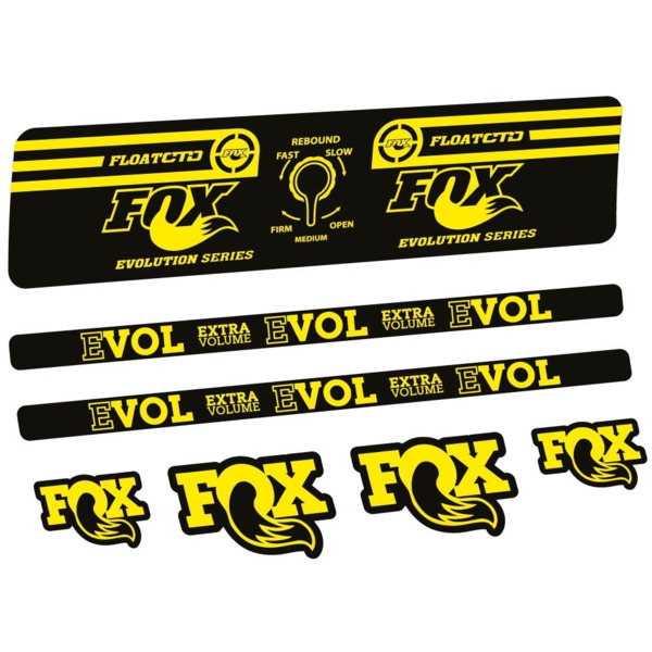 Fox Float CTD Evolution series 2016 Pegatinas en vinilo adhesivo Amortiguador (3)