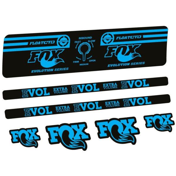 Fox Float CTD Evolution series 2016 Pegatinas en vinilo adhesivo Amortiguador (4)