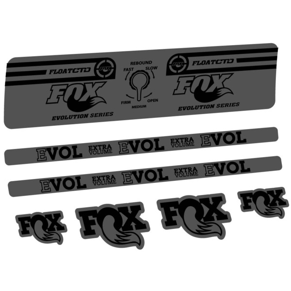 Fox Float CTD Evolution series 2016 Pegatinas en vinilo adhesivo Amortiguador (12)