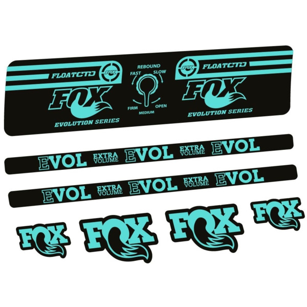 Fox Float CTD Evolution series 2016 Pegatinas en vinilo adhesivo Amortiguador (22)
