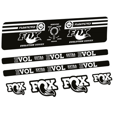 Pegatinas para Fox Float CTD Evolution series 2016 Amortiguador en vinilo adhesivo