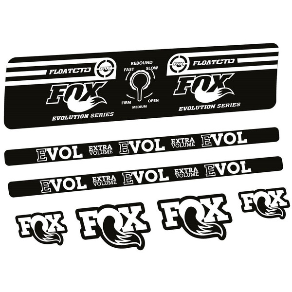 Fox Float CTD Evolution series 2016 Pegatinas en vinilo adhesivo Amortiguador