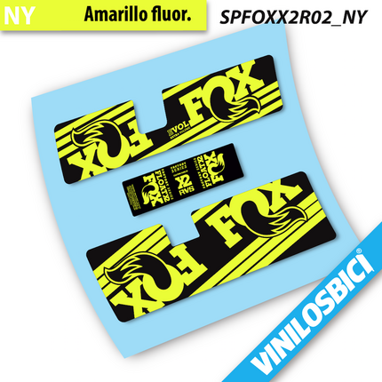 ▷Pegatinas Fox Float X2 RVS Factory series adhesivo amortiguador shox