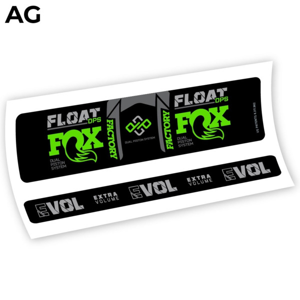 Fox Float Factory DPS 2021 Pegatinas en vinilo adhesivo amortiguador (1)