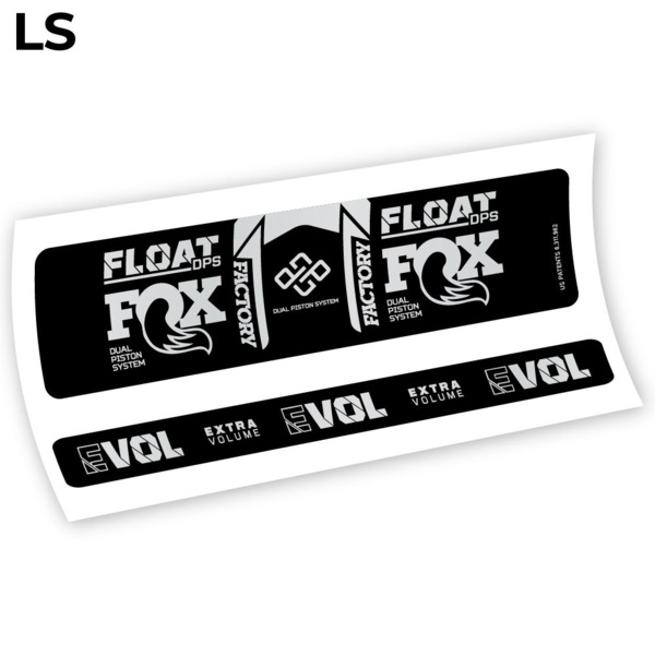 Fox Float Factory DPS 2021 Pegatinas en vinilo adhesivo amortiguador (10)