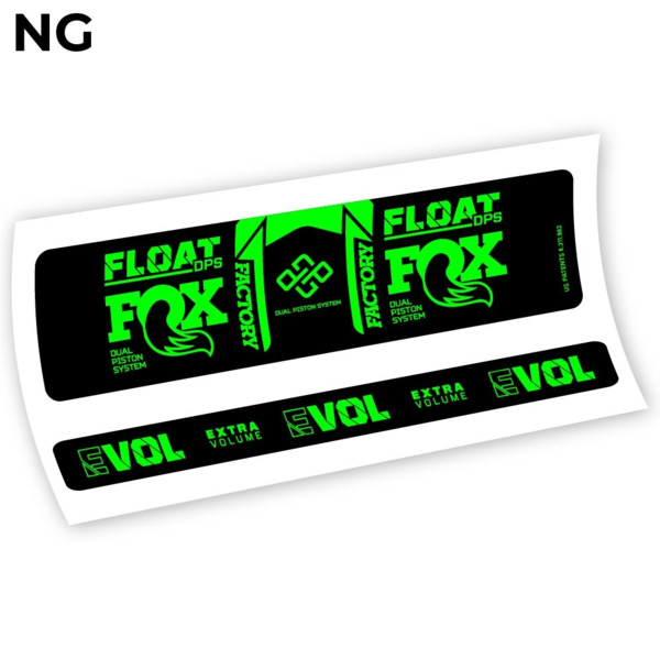 Fox Float Factory DPS 2021 Pegatinas en vinilo adhesivo amortiguador (13)