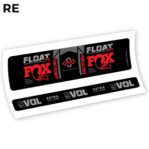 Fox Float Factory DPS 2021 Pegatinas en vinilo adhesivo amortiguador (18)