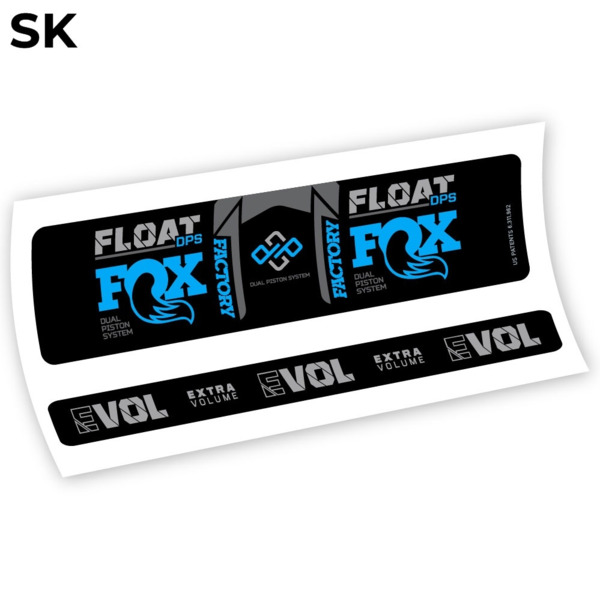 Fox Float Factory DPS 2021 Pegatinas en vinilo adhesivo amortiguador (19)