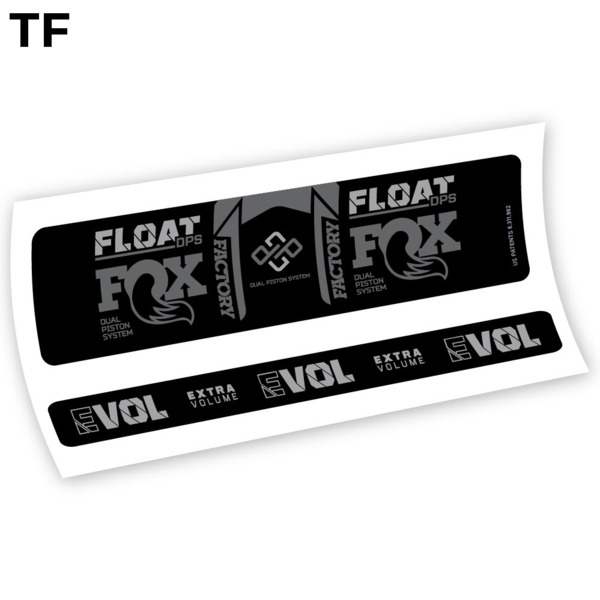 Fox Float Factory DPS 2021 Pegatinas en vinilo adhesivo amortiguador (20)