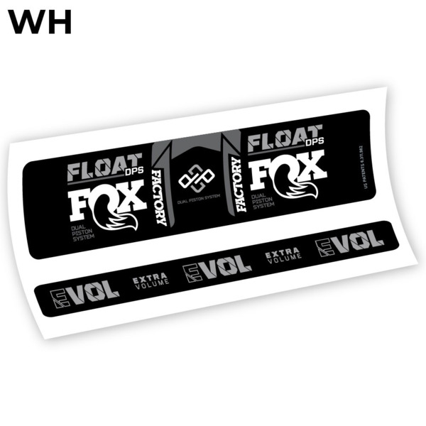 Fox Float Factory DPS 2021 Pegatinas en vinilo adhesivo amortiguador (21)
