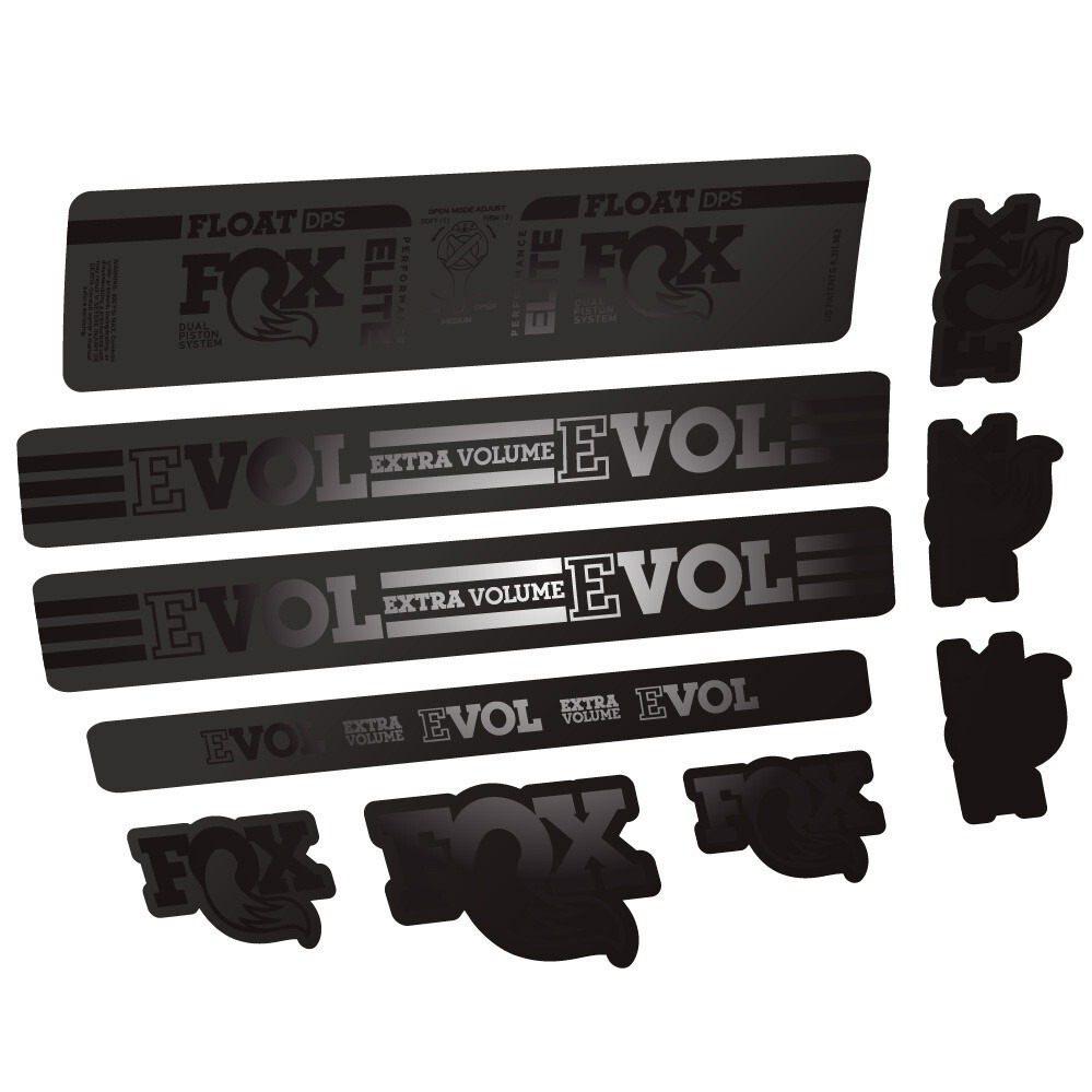 Fox Float DPS Elite Pegatinas en vinilo adhesivo Amortiguador (12)