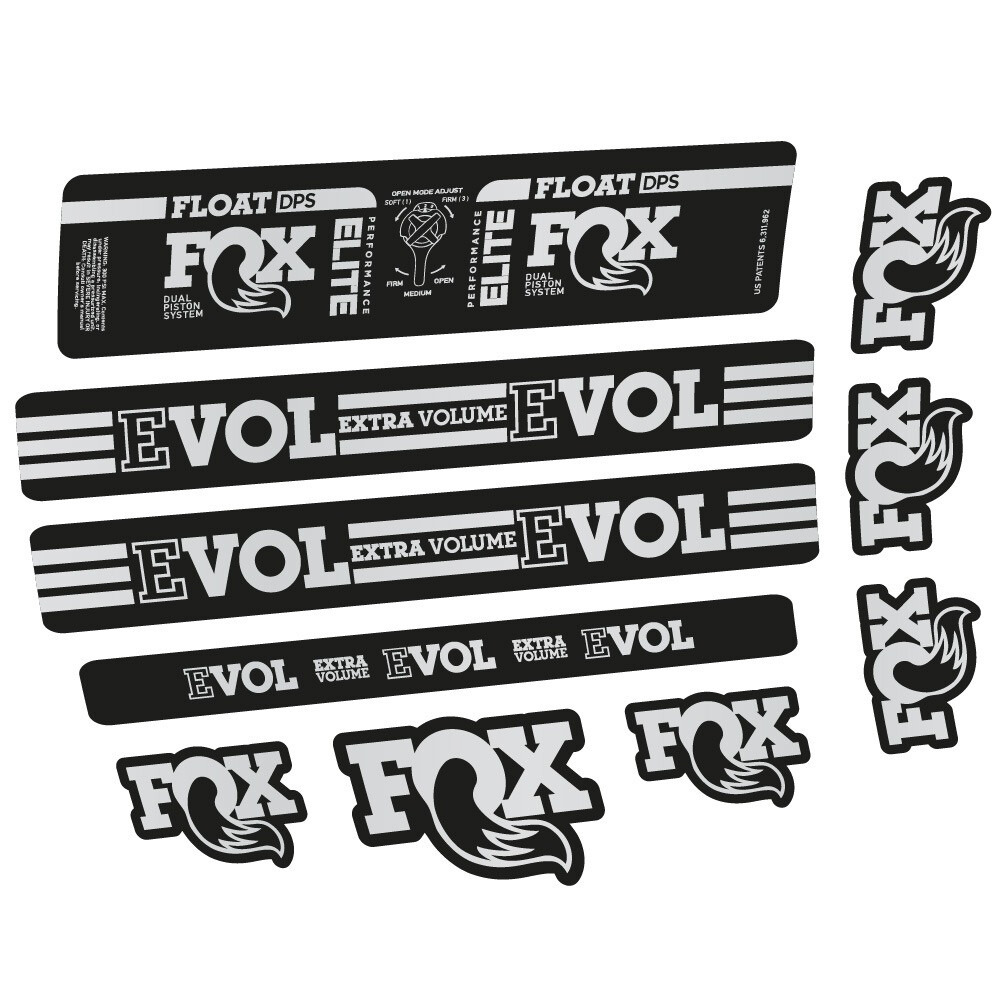 Fox Float DPS Elite Pegatinas en vinilo adhesivo Amortiguador (15)