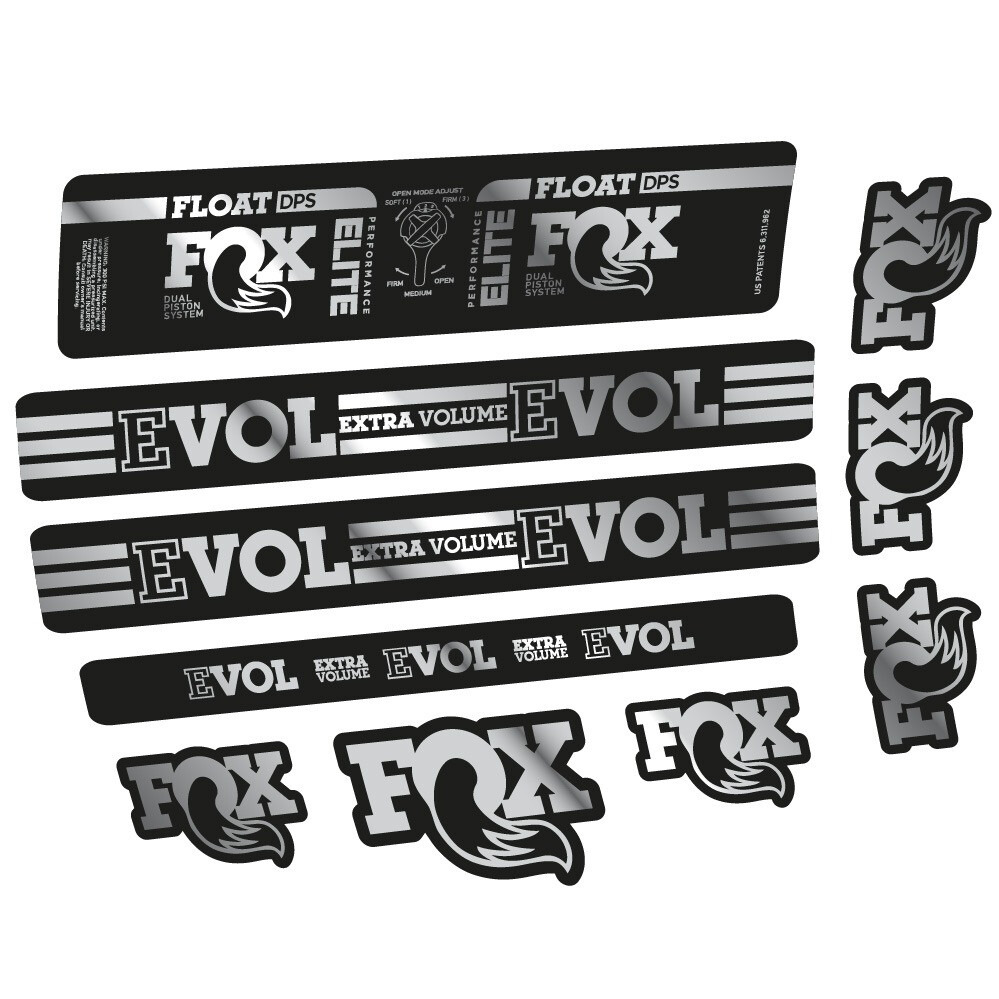 Fox Float DPS Elite Pegatinas en vinilo adhesivo Amortiguador (16)