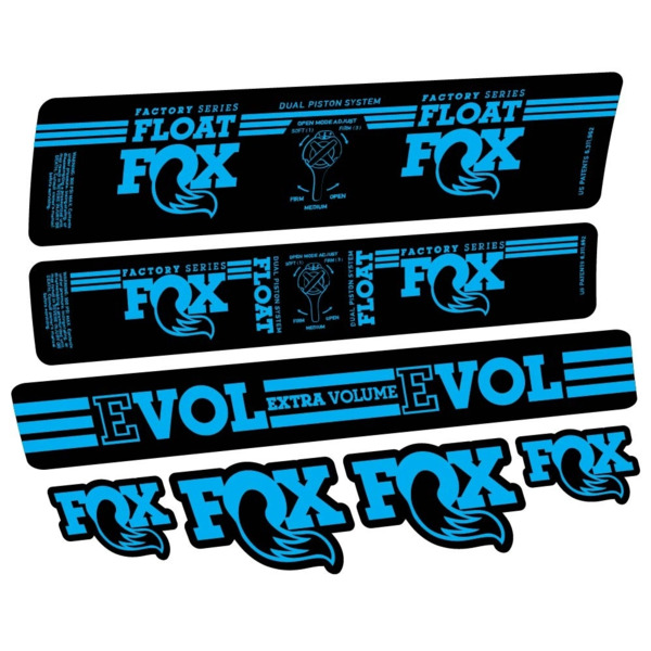 Fox Float DPS Factory 2016 Pegatinas en vinilo adhesivo Amortiguador (4)