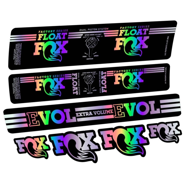 Fox Float DPS Factory 2016 Pegatinas en vinilo adhesivo Amortiguador (8)