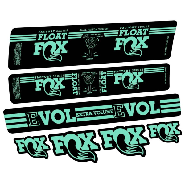 Fox Float DPS Factory 2016 Pegatinas en vinilo adhesivo Amortiguador (9)