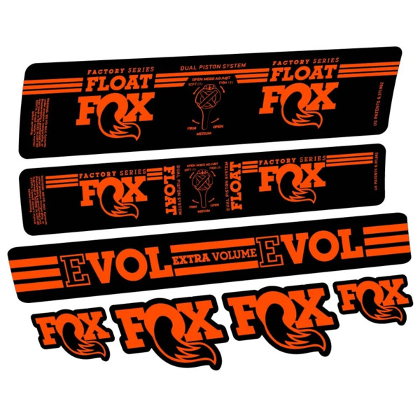 Fox Float DPS Factory 2016 Pegatinas en vinilo adhesivo Amortiguador (10)