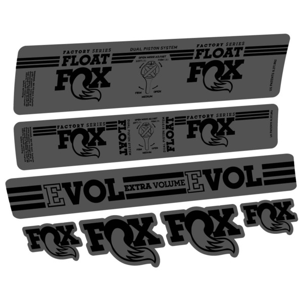 Fox Float DPS Factory 2016 Pegatinas en vinilo adhesivo Amortiguador (12)