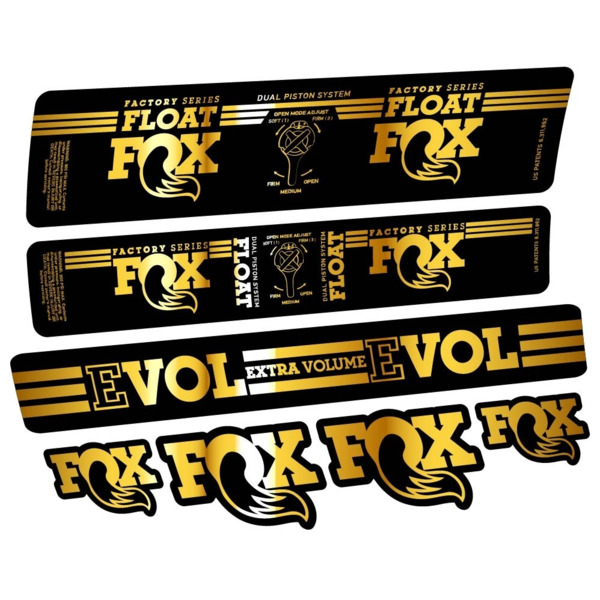 Fox Float DPS Factory 2016 Pegatinas en vinilo adhesivo Amortiguador (14)