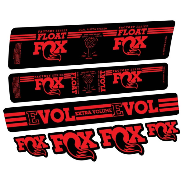 Fox Float DPS Factory 2016 Pegatinas en vinilo adhesivo Amortiguador (19)
