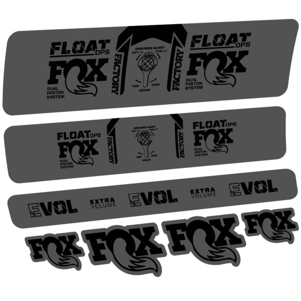 Fox Float DPS Factory 2021 Pegatinas en vinilo adhesivo Amortiguador (12)