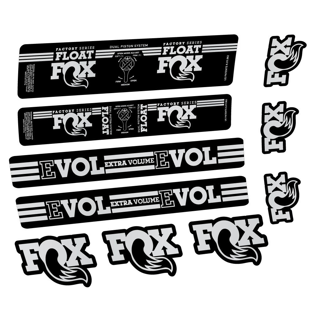 Fox Float DPS Factory Pegatinas en vinilo adhesivo Amortiguador (15)