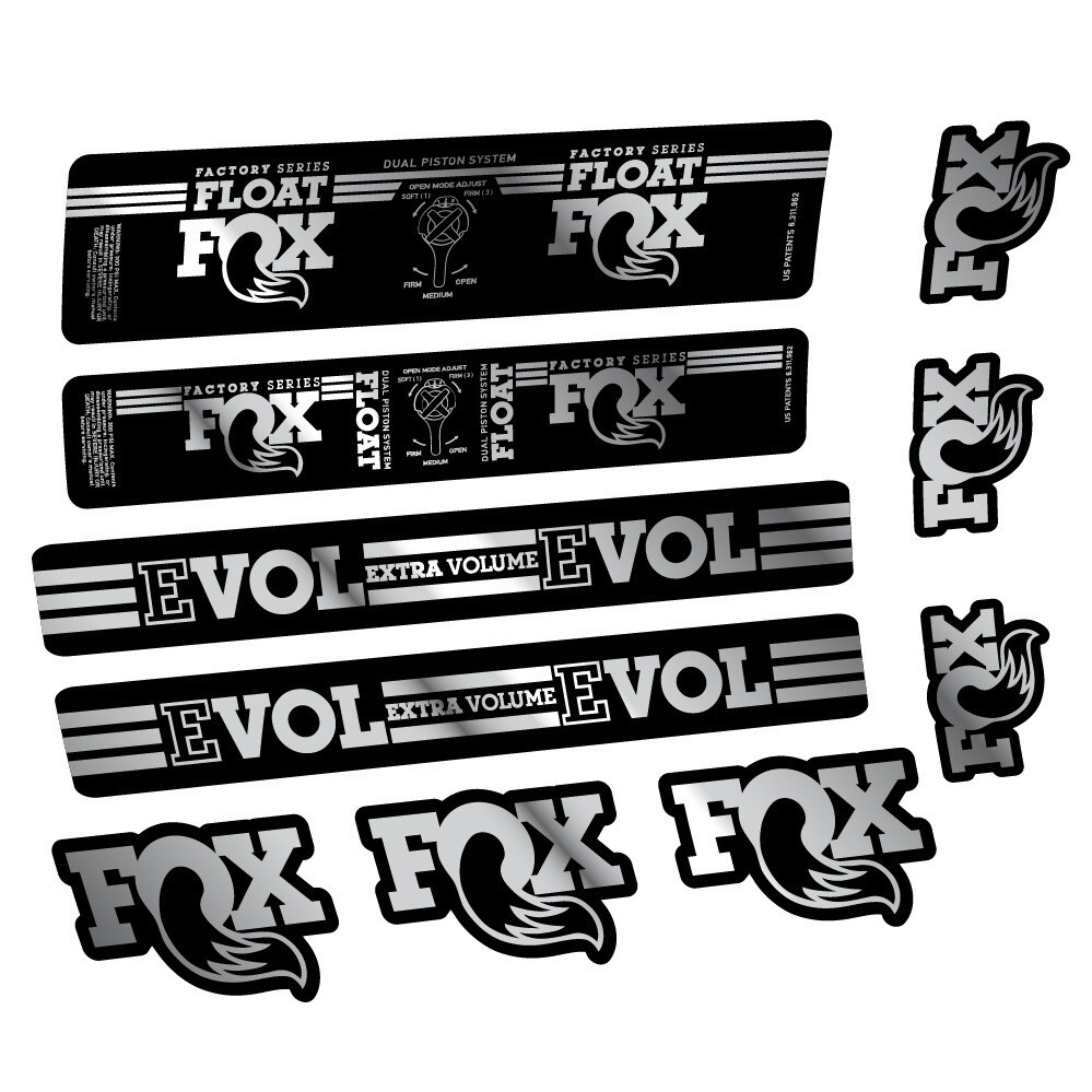Fox Float DPS Factory Pegatinas en vinilo adhesivo Amortiguador (16)