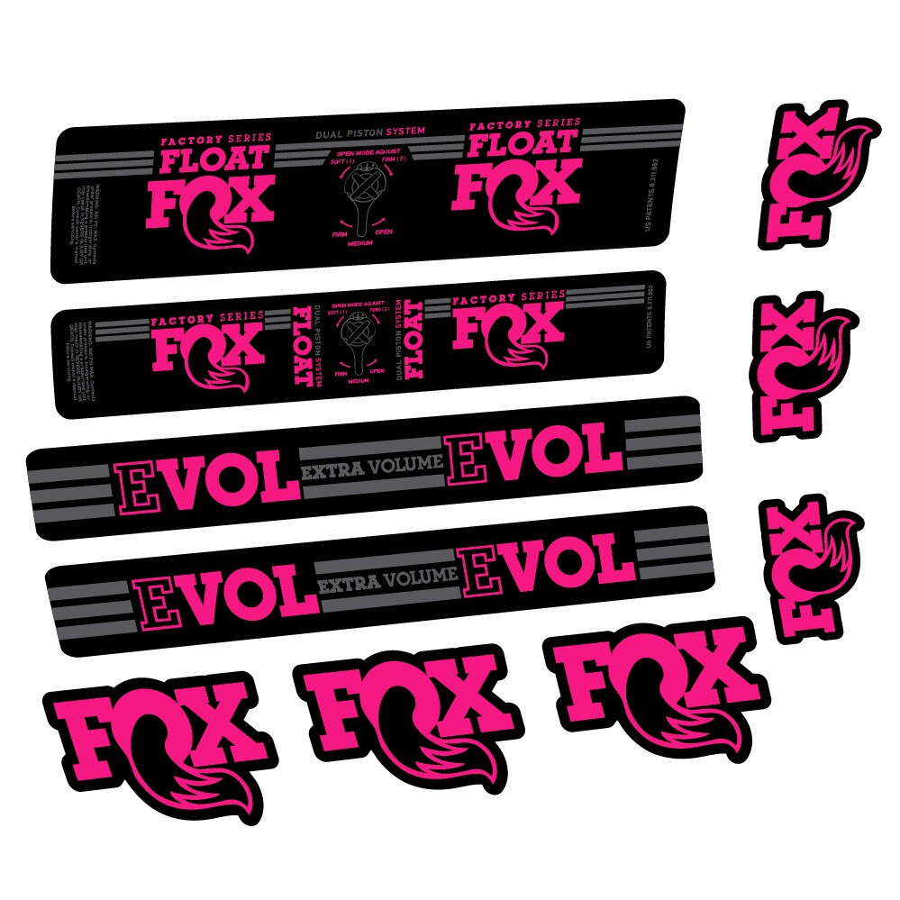 Fox Float DPS Factory Pegatinas en vinilo adhesivo Amortiguador (21)