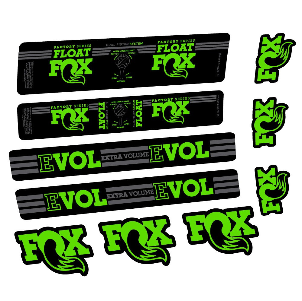 Fox Float DPS Factory Pegatinas en vinilo adhesivo Amortiguador (24)