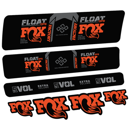 Pegatinas para Amortiguador Fox Float DPS Factory Remote 2021 en vinilo adhesivo stickers graphics calcas adesivi autocollants