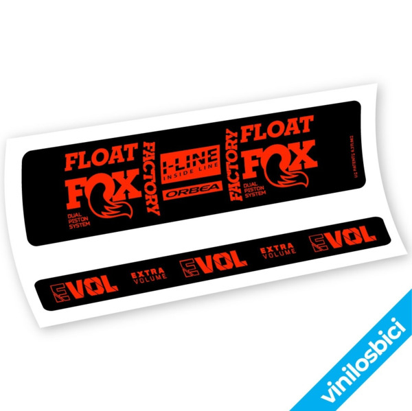 Fox Float DPS Kashima I Line Pegatinas en vinilo adhesivo amortiguador (5)