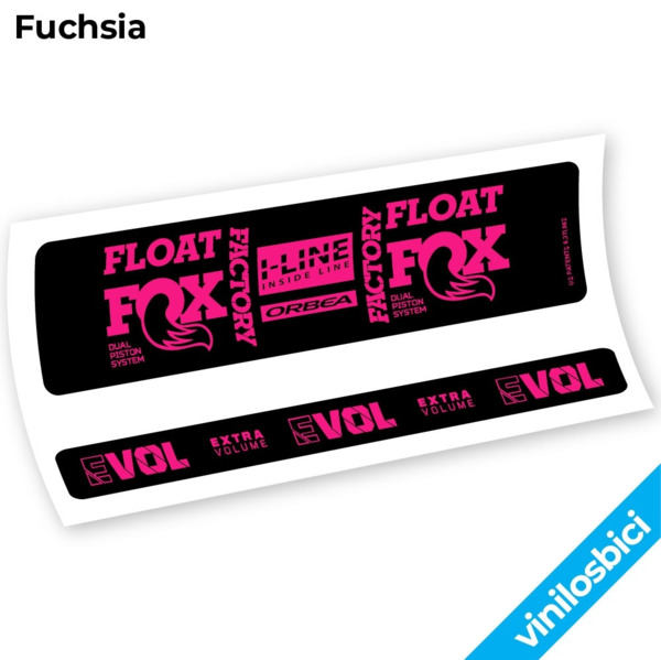 Fox Float DPS Kashima I Line Pegatinas en vinilo adhesivo amortiguador (8)