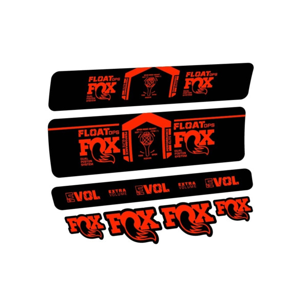Fox Float DPS Performance Elite 2021 Pegatinas en vinilo adhesivo Amortiguador (1)