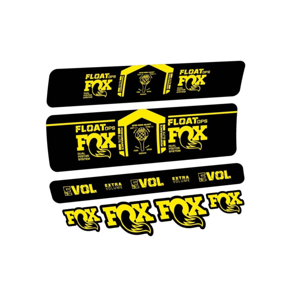 Fox Float DPS Performance Elite 2021 Pegatinas en vinilo adhesivo Amortiguador (3)