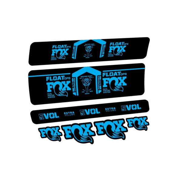 Fox Float DPS Performance Elite 2021 Pegatinas en vinilo adhesivo Amortiguador (4)