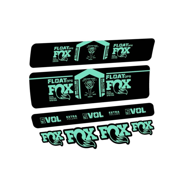 Fox Float DPS Performance Elite 2021 Pegatinas en vinilo adhesivo Amortiguador (9)