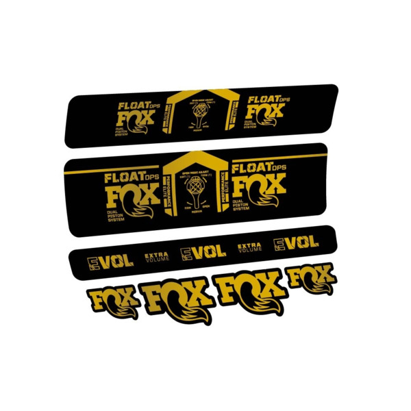 Fox Float DPS Performance Elite 2021 Pegatinas en vinilo adhesivo Amortiguador (13)