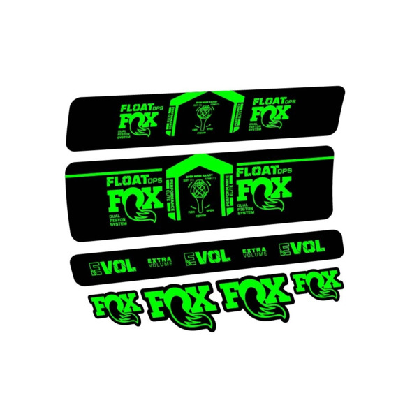 Fox Float DPS Performance Elite 2021 Pegatinas en vinilo adhesivo Amortiguador (23)