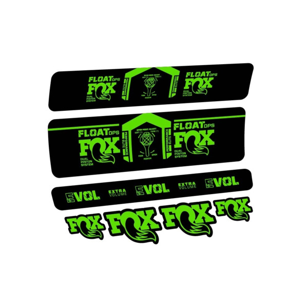 Fox Float DPS Performance Elite 2021 Pegatinas en vinilo adhesivo Amortiguador (24)