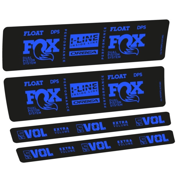 Fox Float DPS Performance I Line Pegatinas en vinilo adhesivo Amortiguador LOGO ORBEA (5)