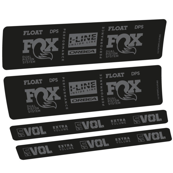 Fox Float DPS Performance I Line Pegatinas en vinilo adhesivo Amortiguador LOGO ORBEA (7)