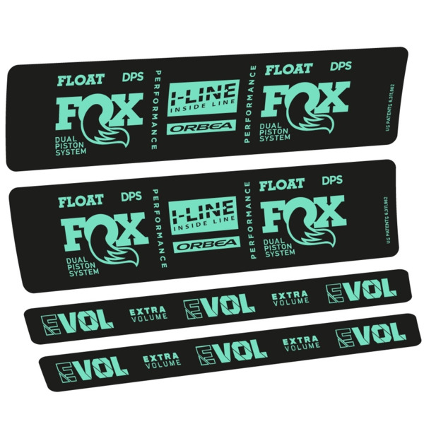 Fox Float DPS Performance I Line Pegatinas en vinilo adhesivo Amortiguador LOGO ORBEA (9)