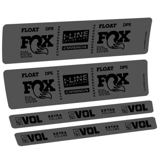 Fox Float DPS Performance I Line Pegatinas en vinilo adhesivo Amortiguador LOGO ORBEA (12)