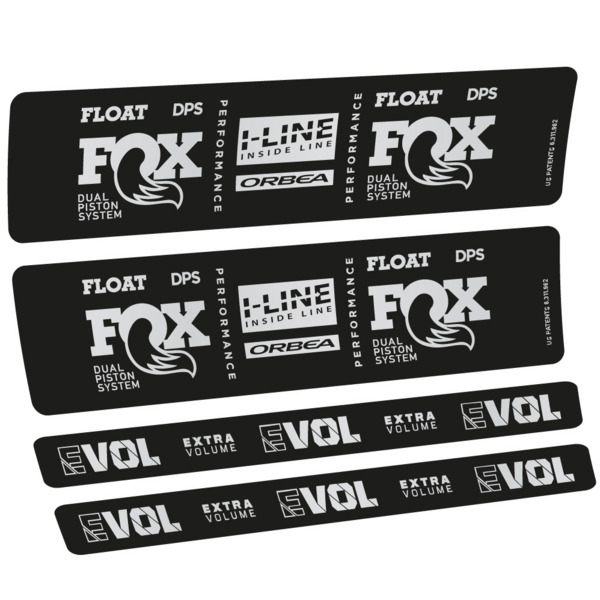 Fox Float DPS Performance I Line Pegatinas en vinilo adhesivo Amortiguador LOGO ORBEA (15)