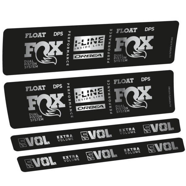 Fox Float DPS Performance I Line Pegatinas en vinilo adhesivo Amortiguador LOGO ORBEA (16)