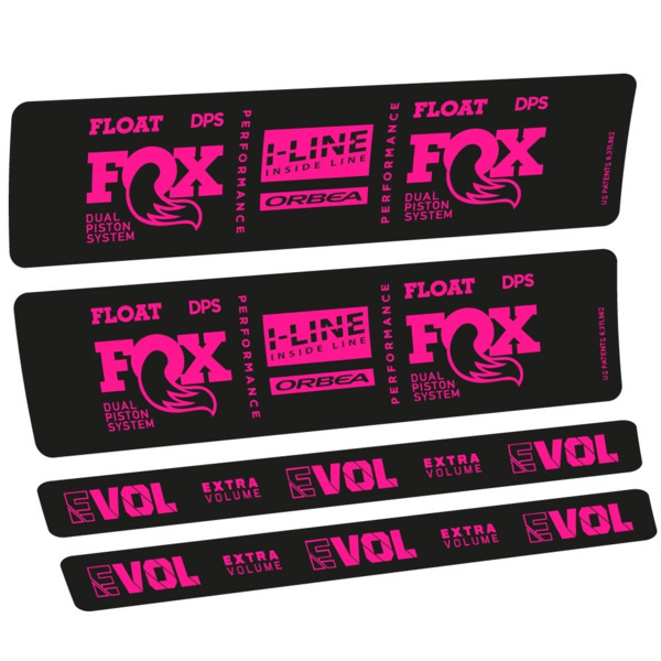 Fox Float DPS Performance I Line Pegatinas en vinilo adhesivo Amortiguador LOGO ORBEA (20)